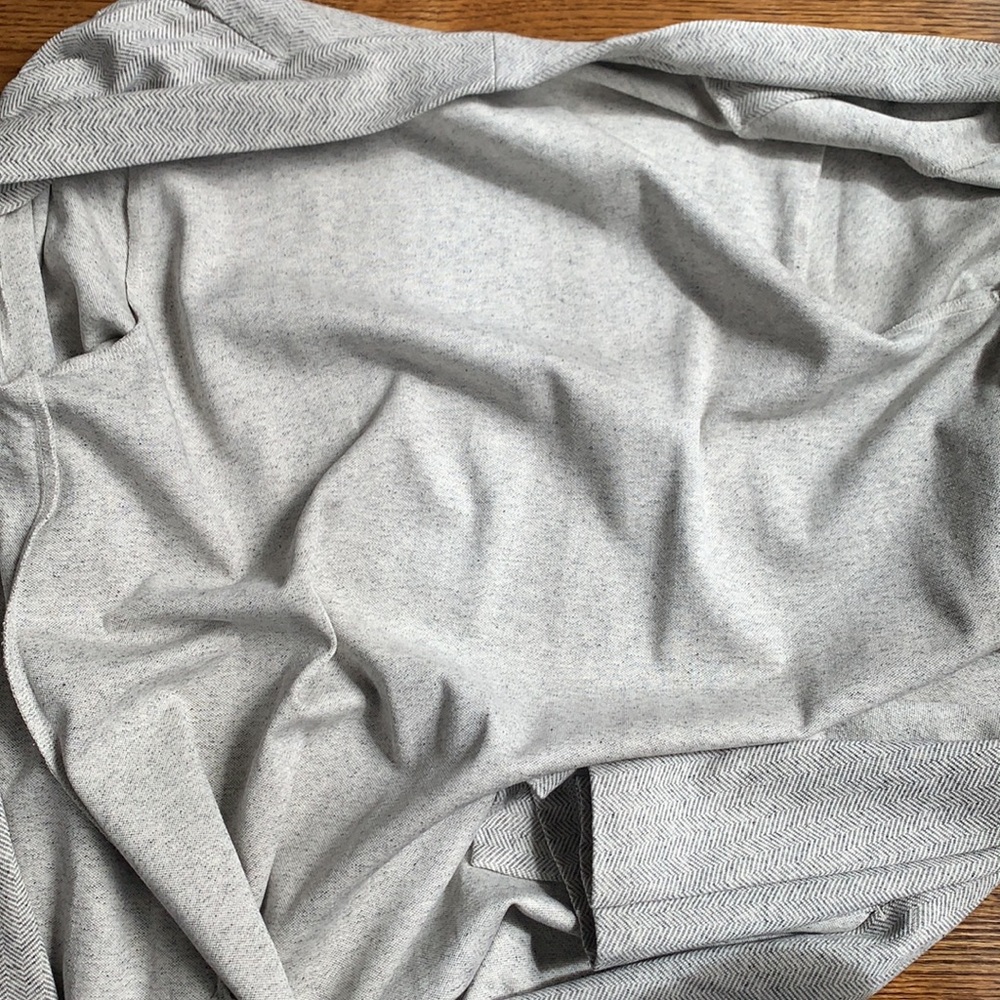 Eileen Fisher Organic Cotton Herringbone Jacket XL - Picture 6 of 12